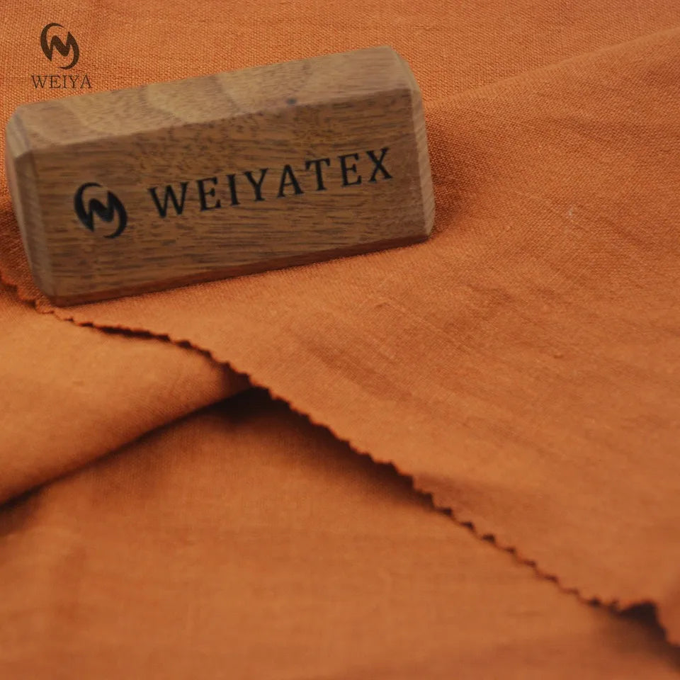 Natural Fiber Trade Quality Linen Collection Plain Dyed Thick 240gsm Weight Premium 100% Hemp Fabric for Jumper Skirt