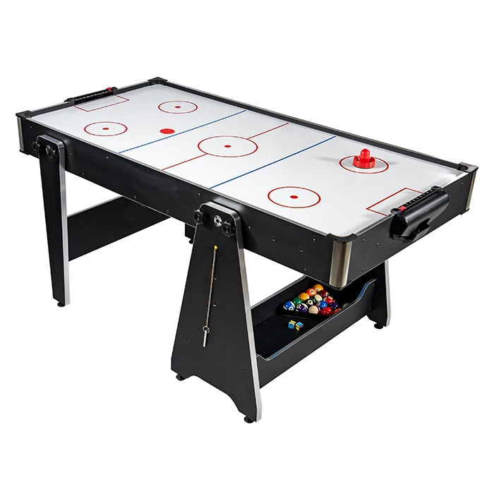 2-in-1 Multi-Sport Game Table for Pool with MDF Material Customizable Service Unisex G S GS-GT-1225 121.7x64.6x76cm