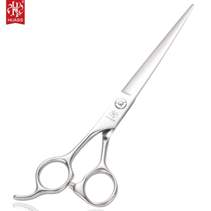 HUASIS HU23-65ZZ/70ZZ/75ZZ Sharp Edge Left Hand Hair Cutting Shears 6.5"/7""/7.5"" Grooming Scissors for Lefty Barber and Groomer"
