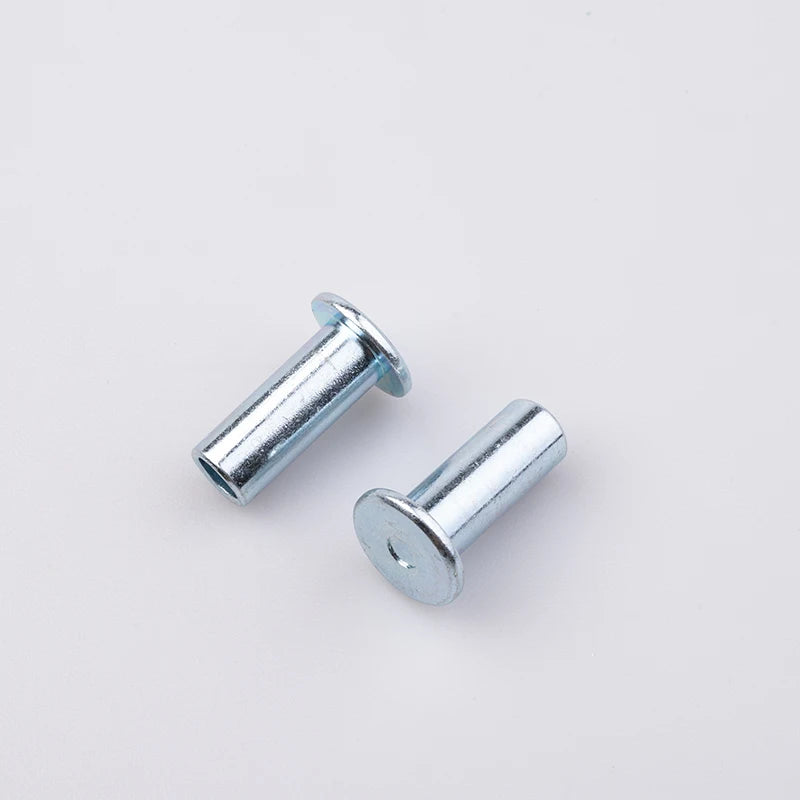 GDTYF Carbon Steel Zinc Plated Flat Head Hollow Semi-Hollow Semi-Tubular Rivets GB Standard ISO9001 Certified Custom OEM/ODM