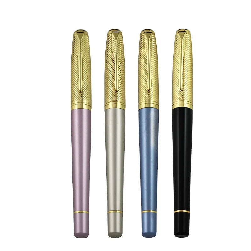 Fountain Pen  Gold Engraved  Fancy Calligraphic Pen Gift