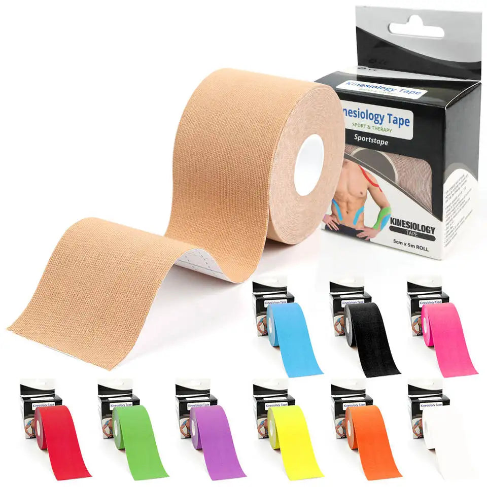 Cycling Individual Box Waterproof Kinesiology Tape CE Approved Athletic Sports Kinesiotape