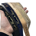 Good Quality Custom Printed Flocking Velvet Ribbon