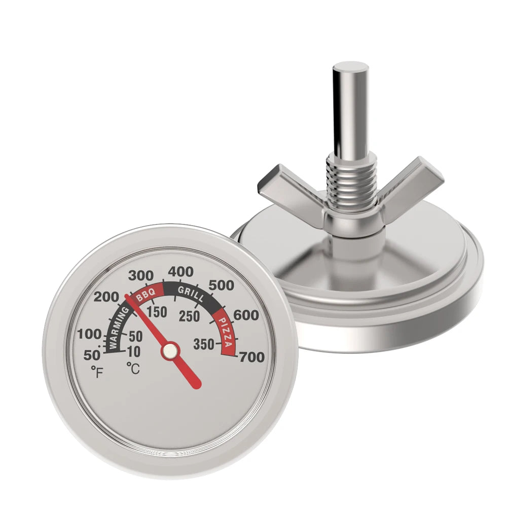 Stainless Steel Oven Grill Bimetal Thermometer with Screw Home Kitchen Cooking Thermometer Baking Oven Thermometer