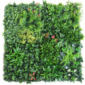 M-FW137 Artificial Wall Panels Green Plant Hanging Garden Artificial Plastic Leaf Wall for Indoor Outdoor Decoration