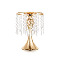 Versatile Gold Iron Flower Vase New Wedding Table Centerpiece and Anniversary Dinner Decor