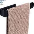 Adhesive No Drilling Towel Rack Satin Finish Bathroom Towel Hanger Kitchen Towel Holder Wall Mounted MegaBDM