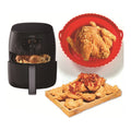 Reusable Food Safe Air Fryers Oven Accessories Liners Basket Baking Tray Air Fryer Collapsible Silicone Pot