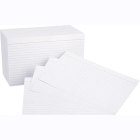 Ruled Index Cards 3x5 Inch Office Stationery Blank Index Cards Eco Friendly Paper White Index Cards Research Organization