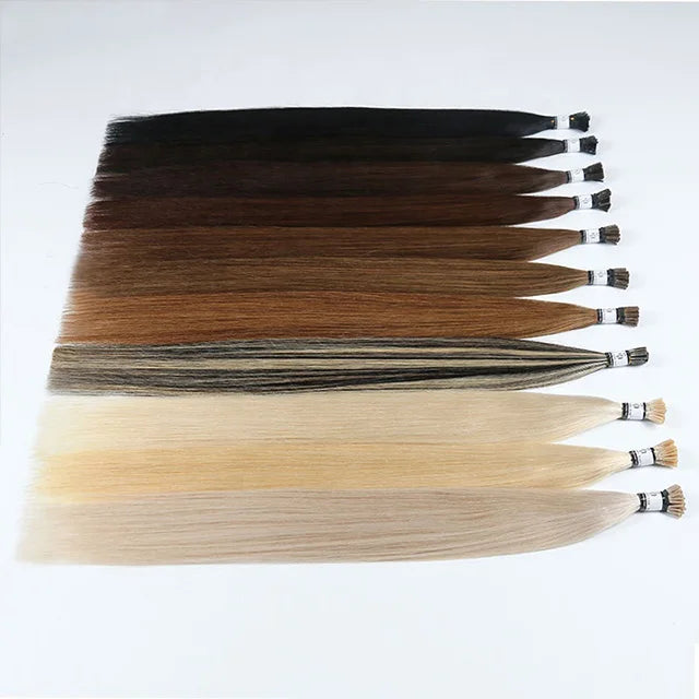 Remy Hair Extension Suppliers I Tip Extensions Wholesale 24 Inches Cuticle Aligned Natural Itip Human Hair Extensions Vendors