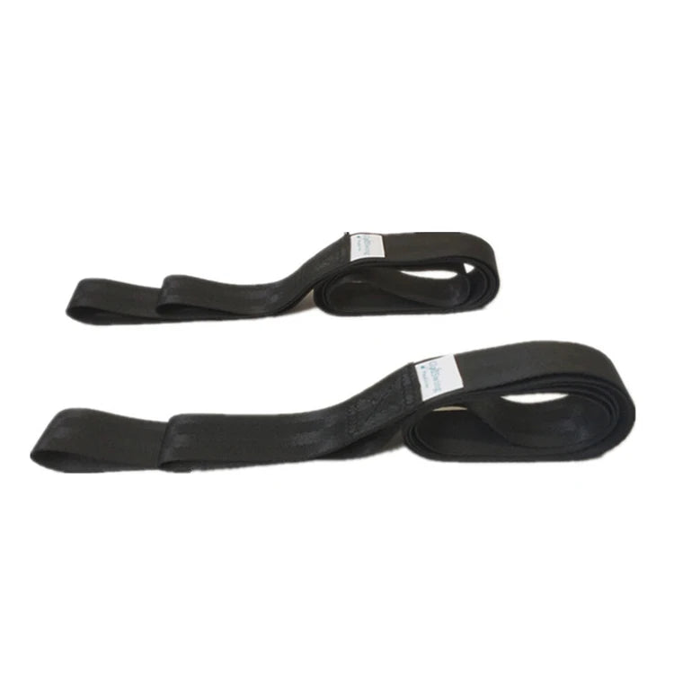 Strong Durable Black Polyester Connection Belt Hanging Straps Hammock Accessories Tree Swing Kit for Outdoor Swing Hangers