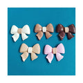 Cute Bow Tie Charms Resin Flat Back Cabochons for Hairpin Scrapbooking DIY Crafts Decoration Slime Supplies Phone Junk Charms