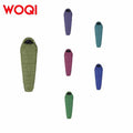 WOQI  Single Sleeping Bag Comfortable Nylon Envelope Style for Cold Weather Outdoor Camping Portable Adults Kids Length