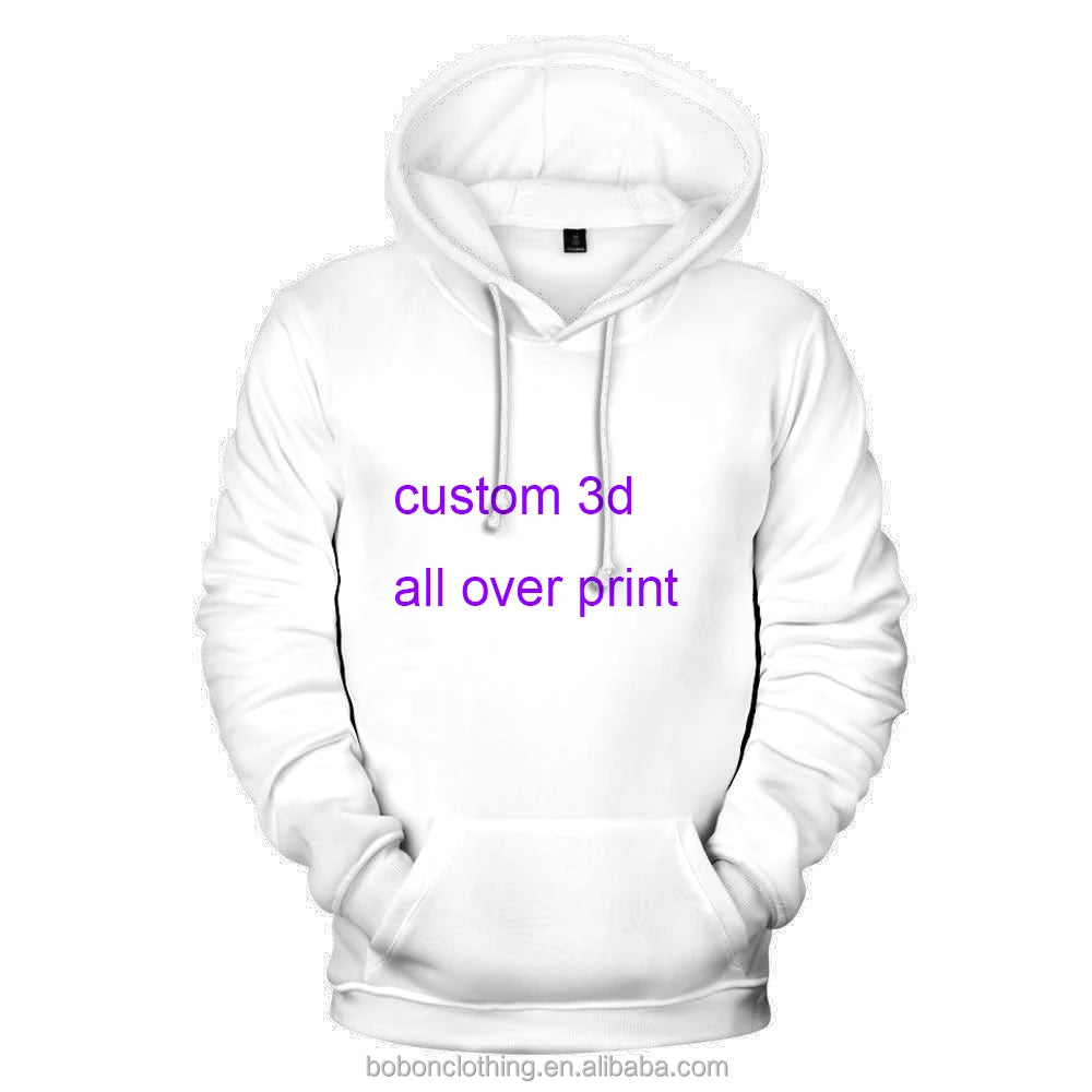 Hot Selling Sublimation Custom 3d Printed Hoodie Wholesale Custom Sweatshirt Top Sale Custom Pullover Manufacturer From China