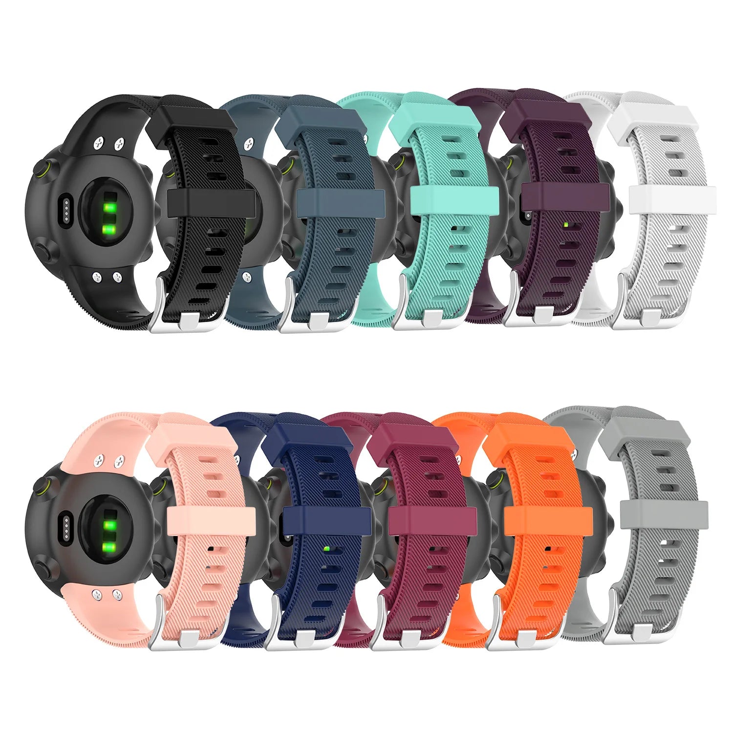 ShanHai Watch Band Quick Release Watch Strap for Garmin Forerunner 45 45S GPS Watchband with Tool Fashion Silicone Bracelet