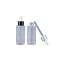 Hot Selling 30ml Frosted Glass Dropper Bottles with Black Lid for Essential Oil Cosmetic Skin Care Serum