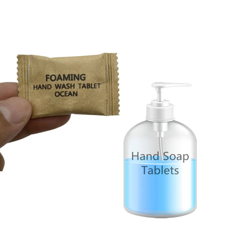 Eco Friendly Vegan Refills Foaming Hand Wash Tablets Hand Washing Tablet Hand Soap Tablets With Biodegradable Package
