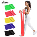 GEDENG Wholesale Customised High Strength Flat Resistance Bands Strech Band Latex Exercise Resistance Thera Band