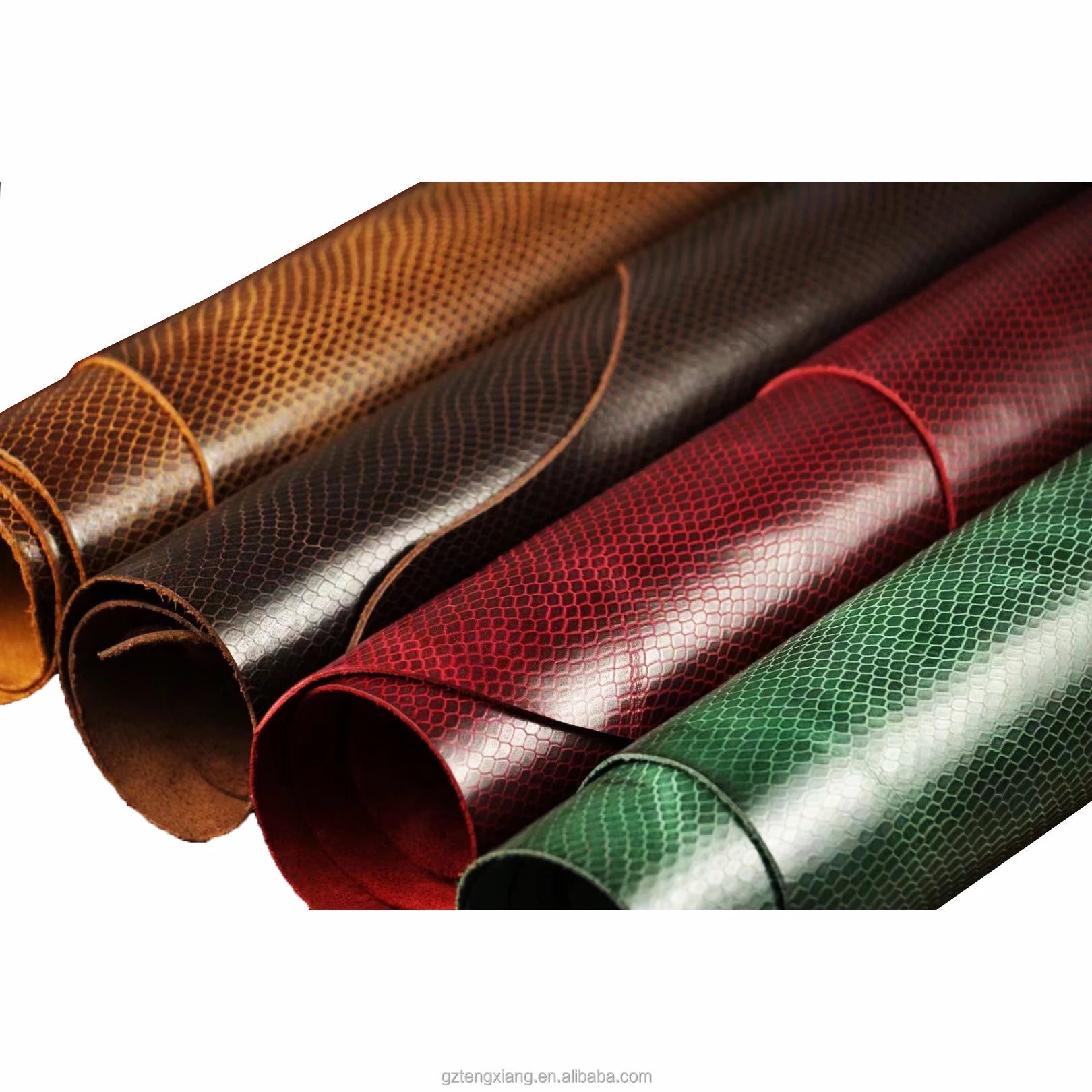 100% Eco-Friendly Cowhide Finished Split Leather Wrinkle Resistant for Handbag Shoes Sofa Furniture & Belt Use