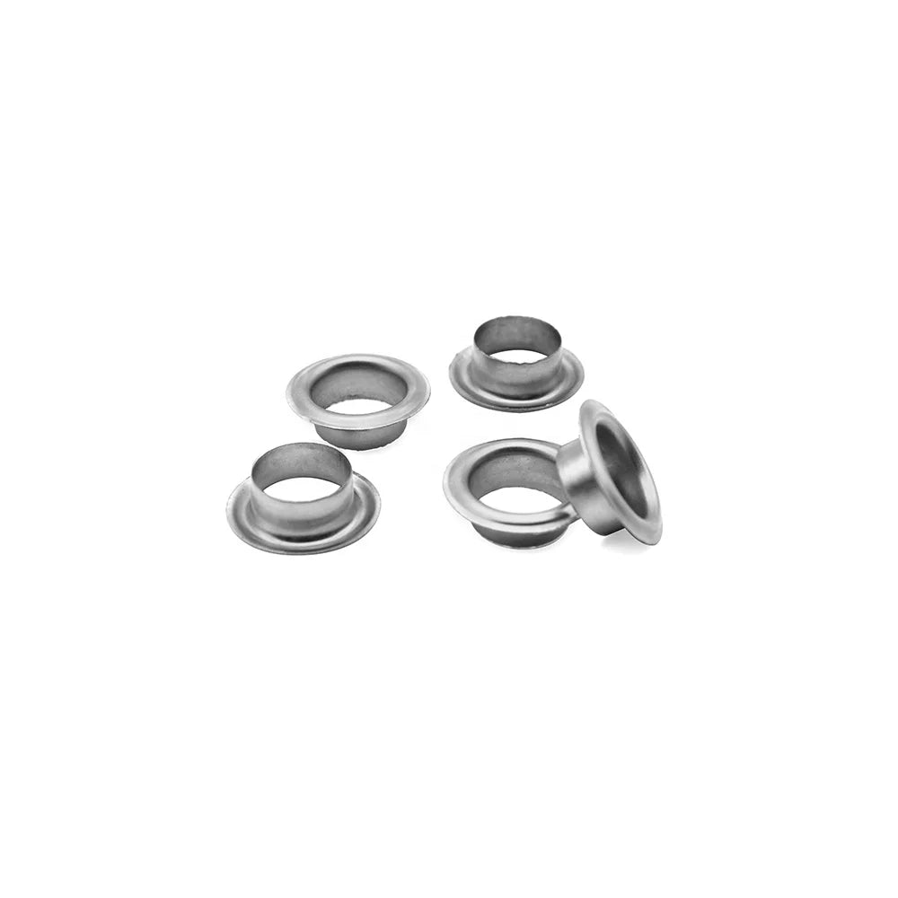 Wholesale Gold Surface Treated Rust-Resistant Stainless Steel 24# Eyelet (8x4.5x5mm) with Optional Washer for Leather Bags
