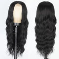 26 Inches Popular Colored Synthetic Wigs With Small Lace Frontal Long Wavy Simulated Hairline Natural Hair Wigs for Women