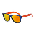 Fashion Classic Colorful Polarized Sunglasses Personalized Transparent Frame Men's Sunglasses Women's Tinted Lenses
