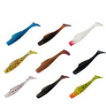 YJ.Aquahunter 6pcs 8cm 5g Luminous Soft Bait Creature Soft Lure Shad Pike Zander Perch Troute Pesca Acesorios