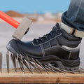 ANT5 S1P S3 Microfiber Leather Safety Shoes Boots Anti-Puncture Anti-Static Steel Toe PU Slip-Resistant Working Construction