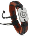New Vintage Genuine Leather Fashion Charm Bracelets New Fashion Jewelry