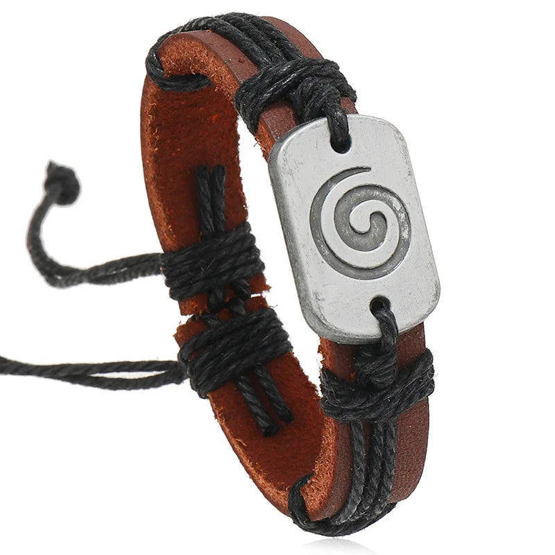 New Vintage Genuine Leather Fashion Charm Bracelets New Fashion Jewelry