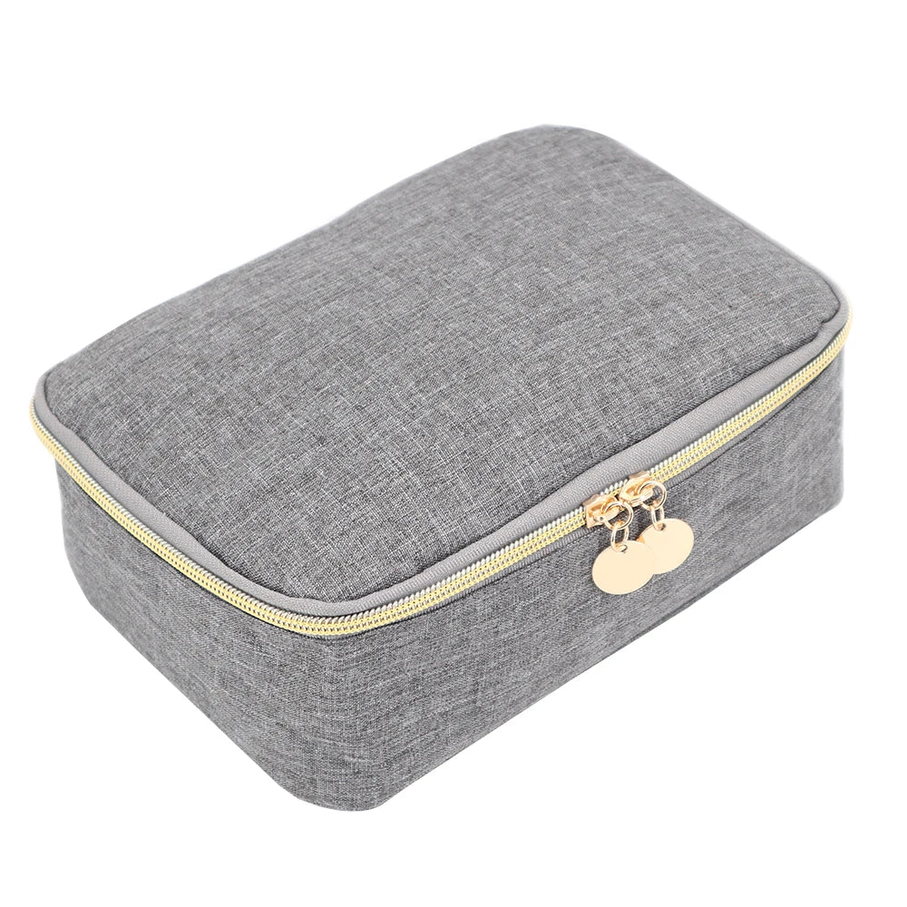 Cation Polyester Brush Bottle Nail Polish Palette Sponge Organizer Storage Case Household Multi-function Divided Cosmetic Bag
