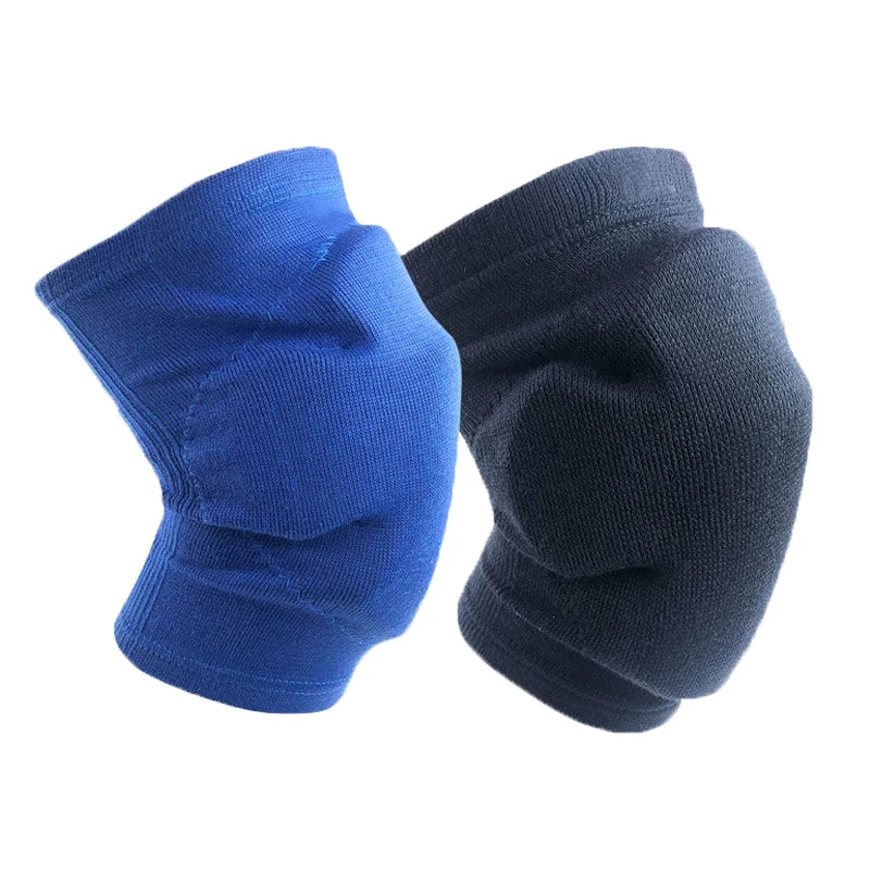 Sports Thicken Sponge Anti-collision Knee Pads for Volleyball Elastic Nylon Knee Support Brace