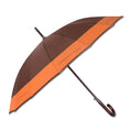 Standard Size Stick Promotional semi Automatic Open 23inch Korean Popular Wooden Handle Designer 16 Ribs Umbrella Luxury