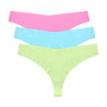 One Piece Underwear Low Waist Ondergoed Traceless Underwear Ice Silk Roupa Interior Laser Cut Calcinha Fio-dental Woman's Panty