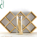 9*22cm Microwavable Leak-Proof Glass Jar with Bamboo Lid for Kitchen Spice Storage-Back to School Special