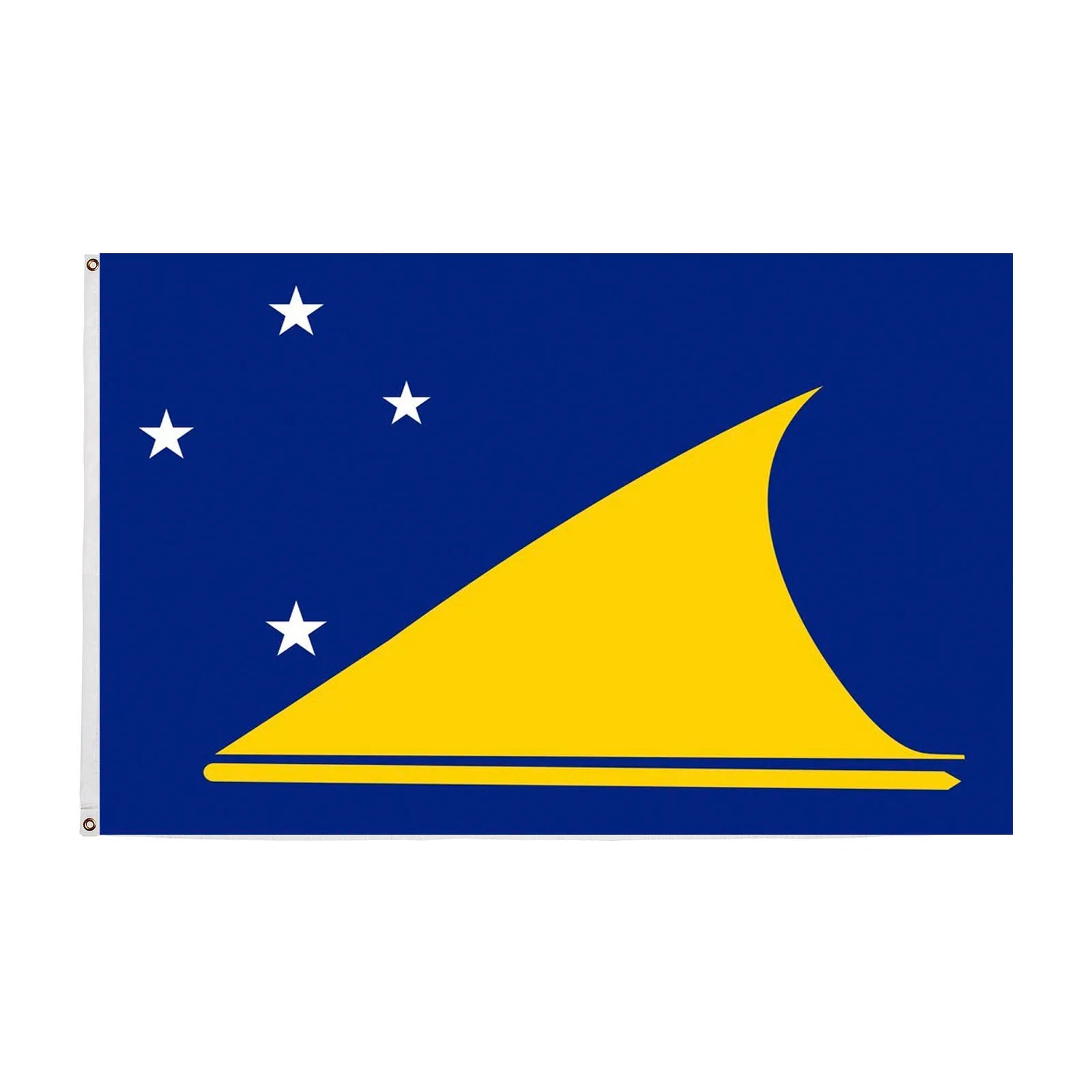Ready to Ship 100% Polyester 3x5ft Stock Factory Printed Tokelau Flag