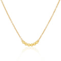 Fine Jewelry 925 Sterling Silver Gold Plated Golden Perle Perlina Korn Bead Seed Beads Royal Beaded Necklace