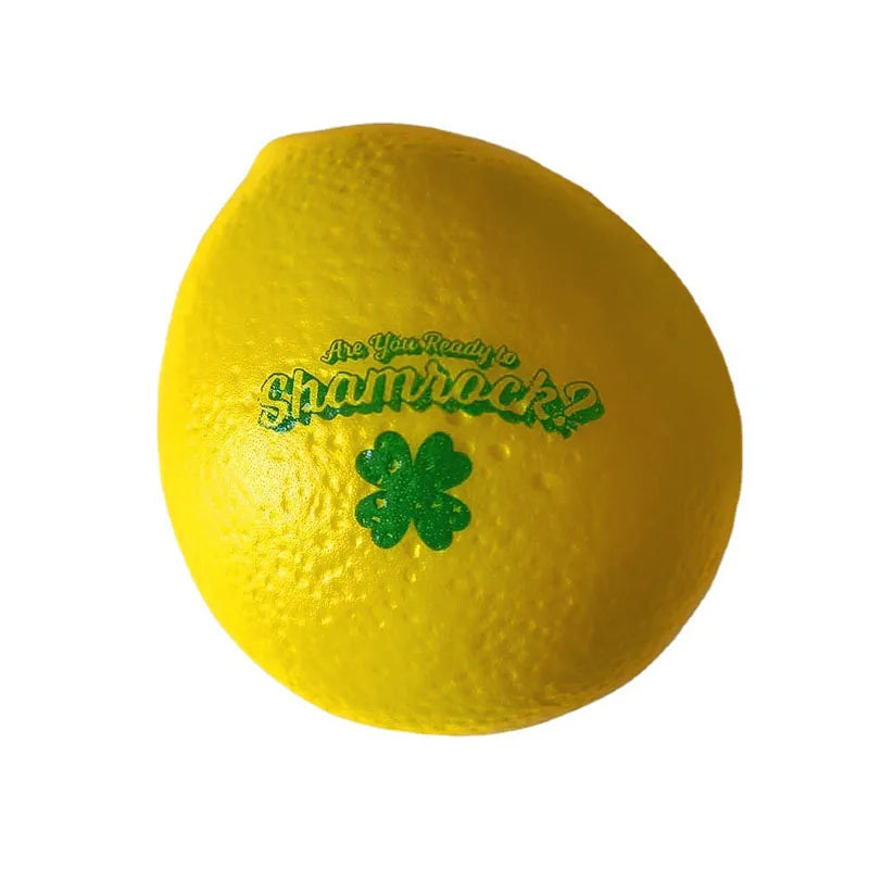 Factory Custom Pu Foam Stress Citrus Antistress Reliever Lemon Fidget Squeeze Squishy Toy for Promotion