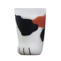 Japanese Style Heat Resistant Glass Water Cup Household Milk Cup Cute Cat Foot Design Water Glass Cup