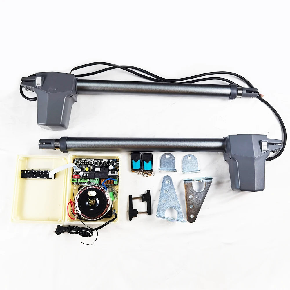 Best Quality Dual Arm Heavy Duty Swing Gate Opener Remote Control with DC 350Kg Motors Modern Design for Villas Crazy Selling
