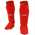 Custom Muay Thai Instep Padded Elastic Training Sparring Shin Guards Boxing Leg Protectors Martial Arts Kickboxing Shin Guards