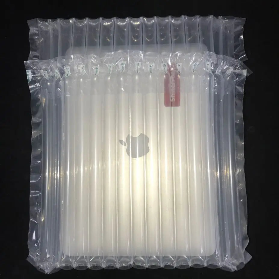 Custom Air Filled Bubble Cushion Roll Eco Friendly Protective Air Column Packaging for Laptop Pad Lcd Sreen