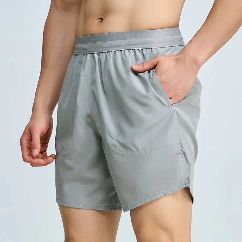 100% Polyester Sport Gym Shorts Men Jogging Workout Shorts Dry Fit Outdoor Athletic Shorts