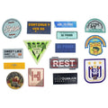 Silicone Logo Iron on Fabric Wholesale Screen Printing Heat Transfer Patches for Clothing