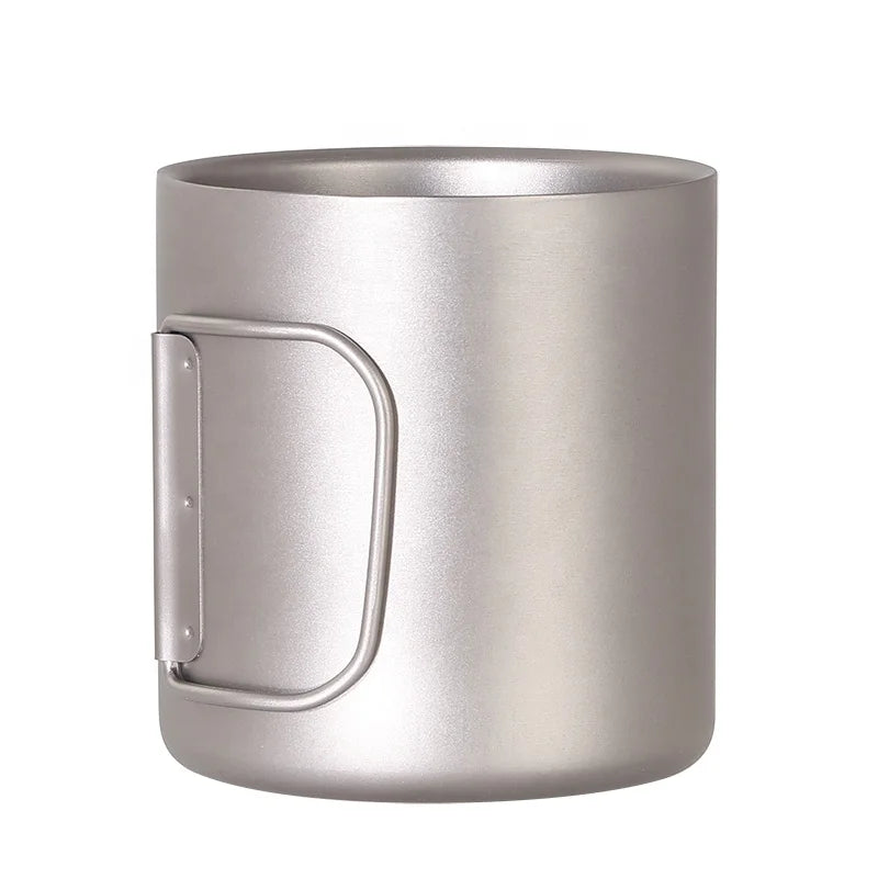 Outdoor Equipment Travel Camping Accessories 220ml 300ml 450ml 600ml Double Wall Water Bottle Insulated Thermos Flask Coffee Mug