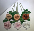 AF10906 High Quality Artificial Single Stem Real Touch Latex White Rose Flowers for Wedding Party Home Decoration