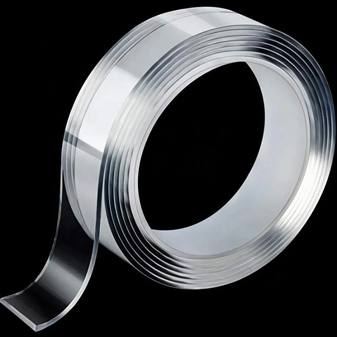 Easy Tape Heavy Duty Washable Strong Wall Tape Sticky Tape Transparent Waterproof Carton Package Acrylic Carton Box 3m 2mm GUHE