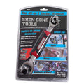 48 Tools in One Tiger Socket Wrench Works with Spline Bolts360 Degree 6-Point Universal Furniture Car Repair Gifts for Men