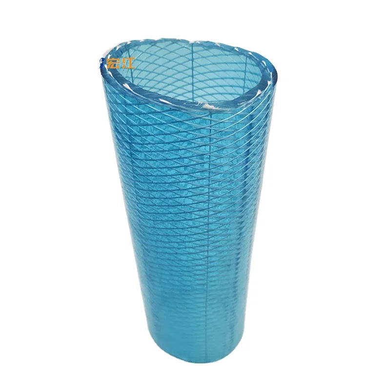 3 Inch Clear Braided PVC Garden Watering Hose UV-Resistant Durable & Flexible Reinforced Moulded Hose Plastic Tubes