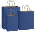 12.5*4.5*11" Kraft Paper Bags with Handles 20 Pack Party Bags